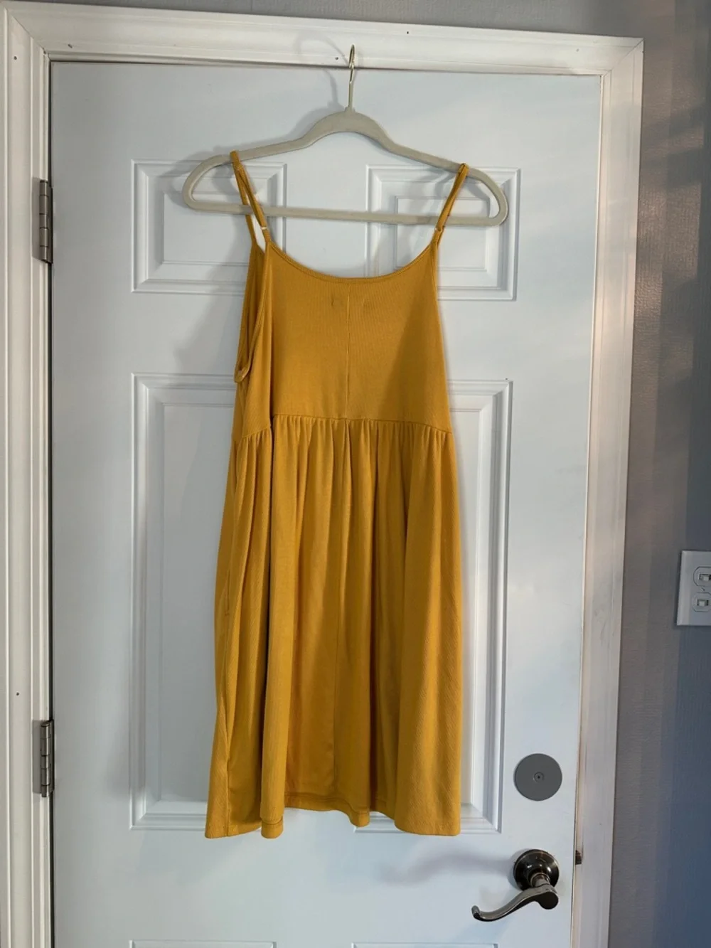 wild fable mustard yellow ribbed sundress - Picture 4 of 4